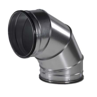 Air pipe curve Ø315mm BFU 90°