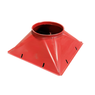 Jalustan muutososa suora-kartio 470x470/Ø250mm